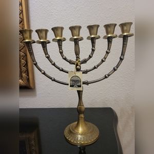 Pure Brass Menorah